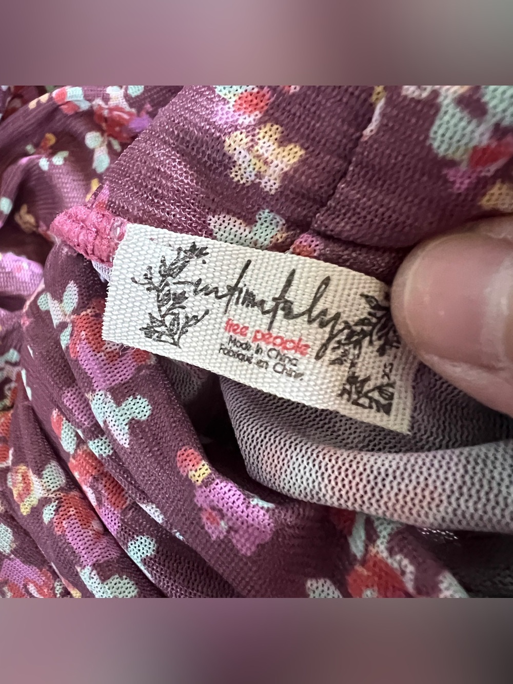 Intimately Free People Under It All Mesh Top Boho Ruched Stretchy Festival Sz XS - Picture 2 of 8